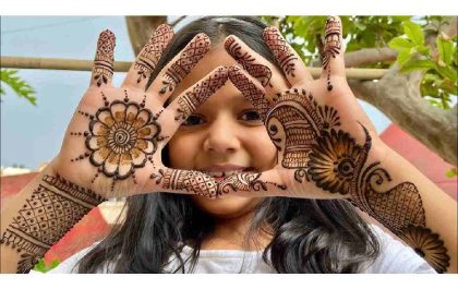 Cute Mehndi Design For Kids