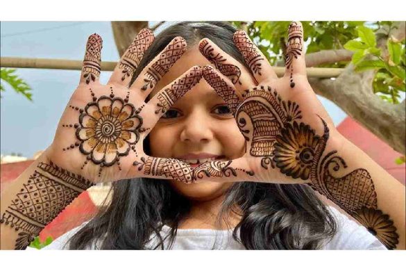 Cute Mehndi Design For Kids