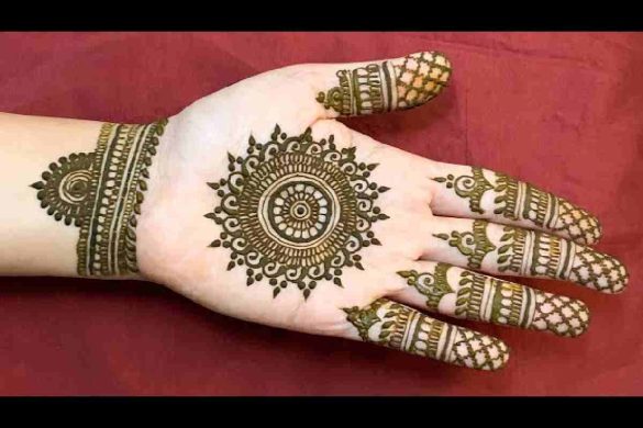 Easy Simple Circle Mehndi Design